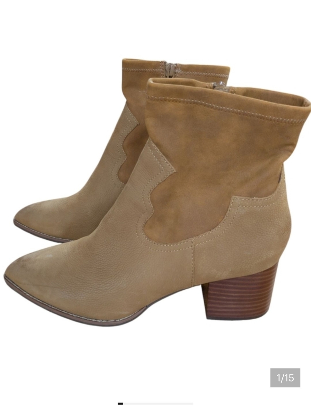 Seychelles Coastal River Ankle Boot Tan Leather Size 11